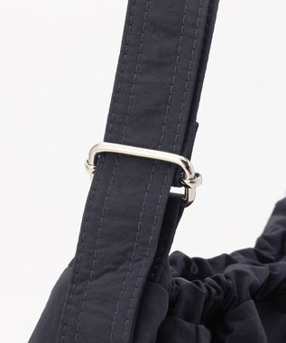 LA BAGAGERIE 【MONICA】クリンクルナイロン　ドロスト2WAYバッグ ネイビー