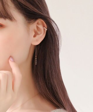 Phoebe 【K10】ノーブルパールイヤリング ゴールド