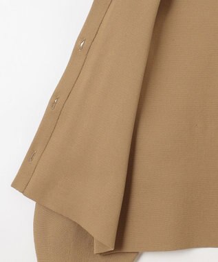 Feroux 【セットアイテム】パフスリーブニット セットアップ キャメル系