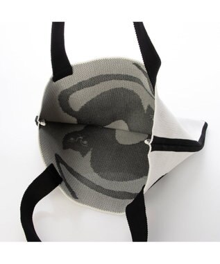 UNBILLION カシュカシュ cachecache / アニマルモチーフニットトート ブラックミックス