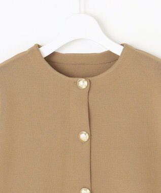 Feroux 【セットアイテム】パフスリーブニット セットアップ キャメル系