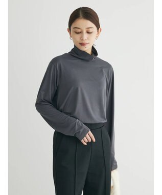 Green Parks 吸湿発熱タートルカットソー Gray