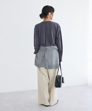 CRAFT STANDARD BOUTIQUE タックイージーワイドパンツ Light Beige