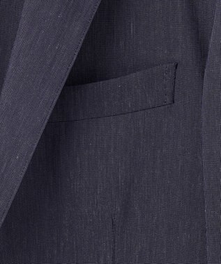 JOSEPH HOMME 新素材【洗える/ストレッチ】ピンヘッドリネンストレッチ　ジャケット ネイビー系