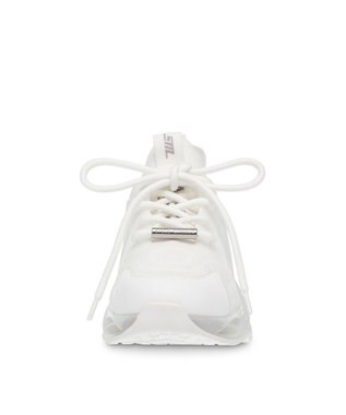 STEVE MADDEN ROCKETS スパイラルソールスニーカー ホワイトホワイト