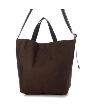 UNBILLION カシュカシュ cachecache / ドット刺繍ナイロン2wayショルダー