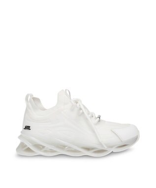 STEVE MADDEN ROCKETS スパイラルソールスニーカー ホワイトホワイト