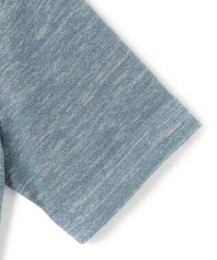 JOSEPH HOMME シャイニースラブブークレ　ニットＴシャツ サックスブルー系