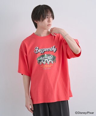 Green Parks トイストーリー／ウ゛ィンテージ風Ｔシャツ Red