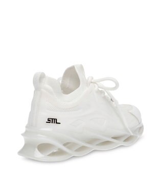 STEVE MADDEN ROCKETS スパイラルソールスニーカー ホワイトホワイト