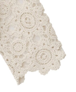 AMERICAN HOLIC トーションレースカーディガン Ivory