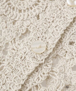 AMERICAN HOLIC トーションレースカーディガン Ivory