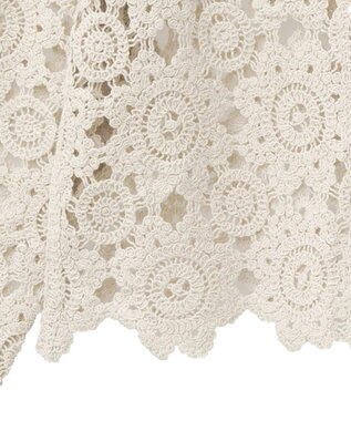 AMERICAN HOLIC トーションレースカーディガン Ivory