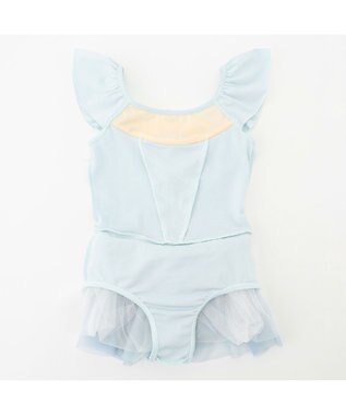 Chacott スカート付レオタード サックスブルー