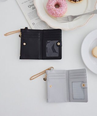 Maison de FLEUR グログランリボンフラグメントケース Black