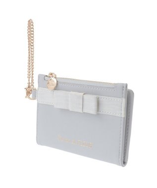 Maison de FLEUR グログランリボンフラグメントケース Grayish Blue
