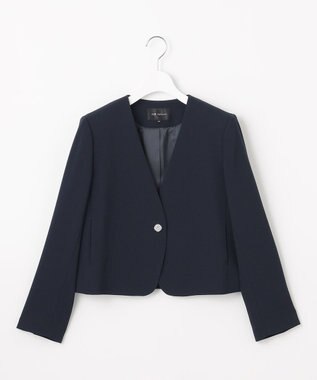 23区 S 【APPLAUDIR】クリアジョーゼット 3WAYコンパクトジャケット ネイビー系