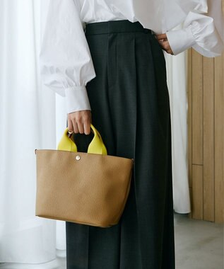 TOPKAPI 【Breath TOPKAPI】SCOTCH GRAIN スコッチグレイン プレーン トートバッグ M キャメル