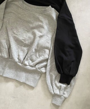 Green Parks バックＺＩＰスウェット Black