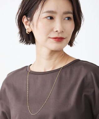 J.PRESS LADIES 【3way】チェーンラリエット ネックレス ゴールド系