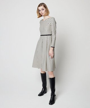 TOCCA 【洗える！】CLOVER STAMP ドレス ベージュ系5