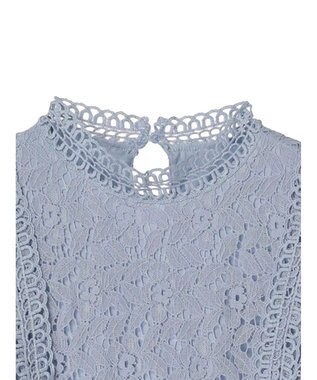 Green Parks ・Ｐｅｔｉｔ　Ｆｌｅｕｒ　イロイロレースブラウス Blue