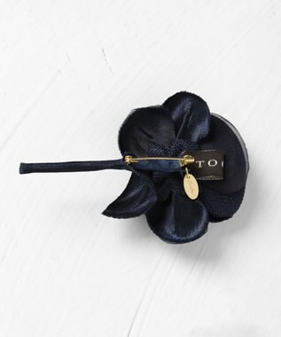 TOCCA 【大人百花掲載】ATELIER SENKA FLOWER CORSAGE コサージュ ネイビー系