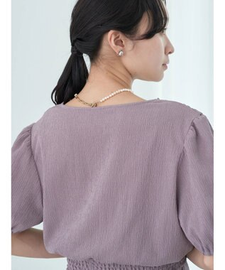 earth music&ecology ＳＥＴ２点カシュクールプルオーバー＋ワンピース Pink