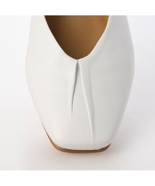 MODE ET JACOMO <MODE ET JACOMO>スクエアトゥフラットパンプス アイボリー