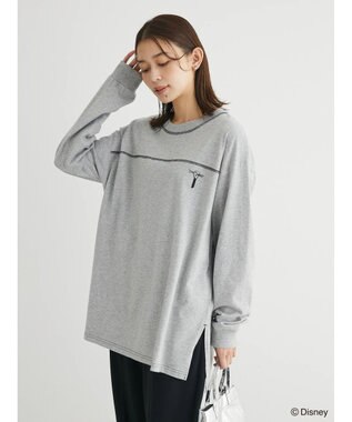 Green Parks Ｄｉｓｎｅｙ／配色ステッチチュニックII Gray Mixture