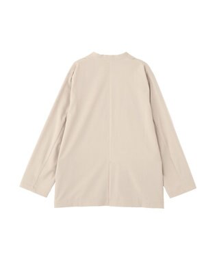 AMERICAN HOLIC 【予約】【マルチ機能】ノーカラージャケット Light Beige