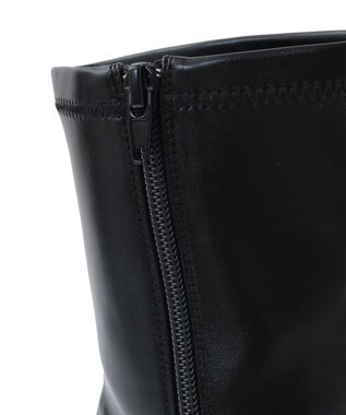 YECCA VECCA ストレッチミドルブーツ Black