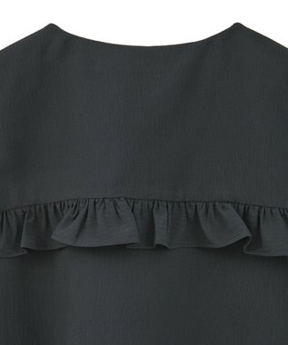 earth music&ecology フリルセーラーカラーブラウス Off White