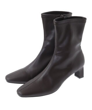 YECCA VECCA ストレッチミドルブーツ Black