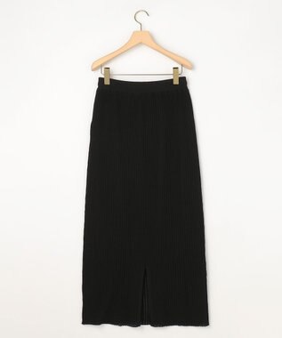 組曲 【先行予約・WEB限定】レーシーニット スカート ブラック系