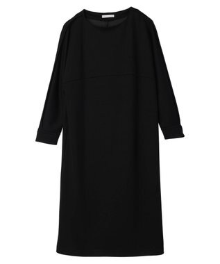 Green Parks armonia．ダンボール配色ワンピース Black