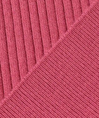 23区GOLF 袖コンシャスで華やかさを添えて◎【23Fondation/WOMEN】タートルネック カラーニット ピンク系