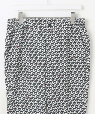23区GOLF 【MEN】【ストレッチ】ハンタードッグ柄 パンツ ホワイト系5
