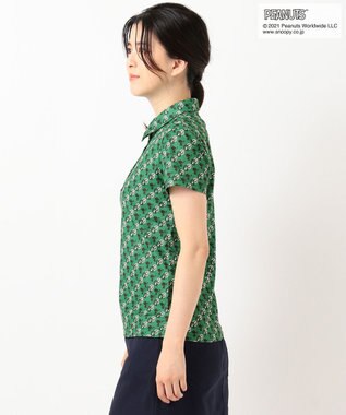 Peanuts Women スヌーピーコラボ 総柄ポロシャツ 23区golf ファッション通販 公式通販 オンワード クローゼット