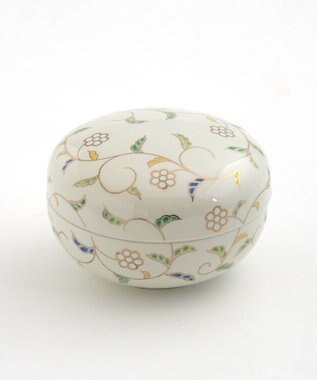 たち吉 【たち吉】色唐草蓋物〈２個〉美濃焼 ホワイト系その他