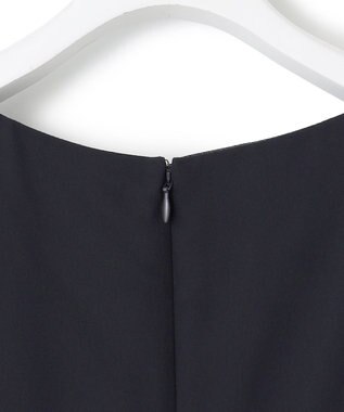 23区 S 【APPLAUDIR】シフォンジョーゼット コンビドレス ネイビー系