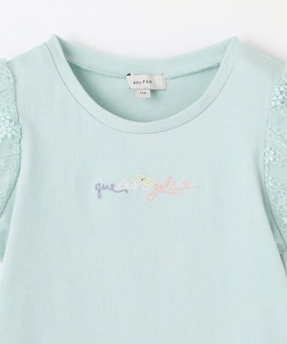 ANY KIDS 袖 チュール Ｔシャツ ミント