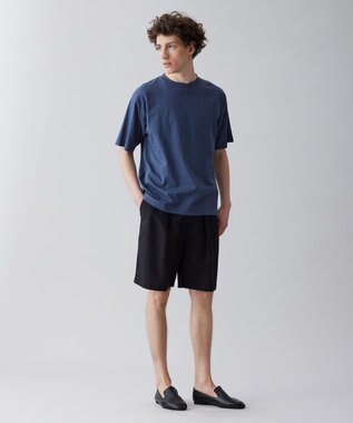 UNFILO MENS ライトリネン ショートパンツ [23年春夏商品] ブラック