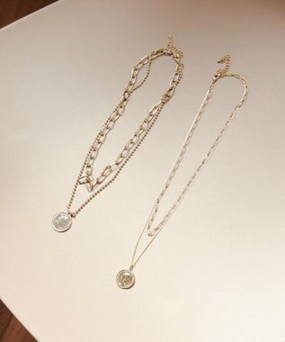 WEGO 【ANGIE VINTAGE】レイヤードネックレス 柄2