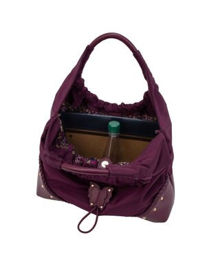 ANNA SUI バタフライツイスト トートバッグ ボルドー