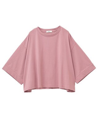 earth music&ecology 【接触冷感】バックギャザーＴｅｅ Pink