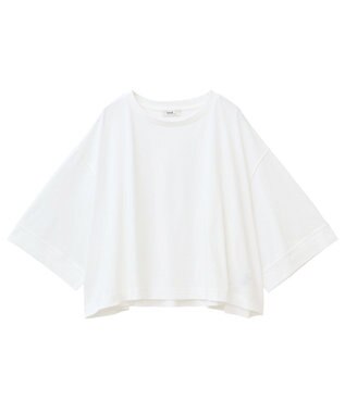 earth music&ecology 【接触冷感】バックギャザーＴｅｅ Ivory