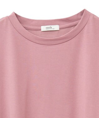earth music&ecology 【接触冷感】バックギャザーＴｅｅ Pink