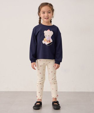 ANY KIDS リボンバレエシューズ ブラック