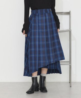 earth music&ecology ミックスプリーツスカート（Ｃｈｅｃｋ） Check